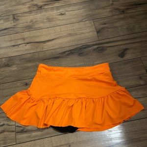 cute orange skirt. perfect for wearing out.